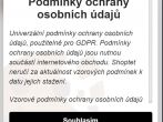 Mobilní verze - Podrobnější informace o GDPR po kliknutí na odkaz "zde"