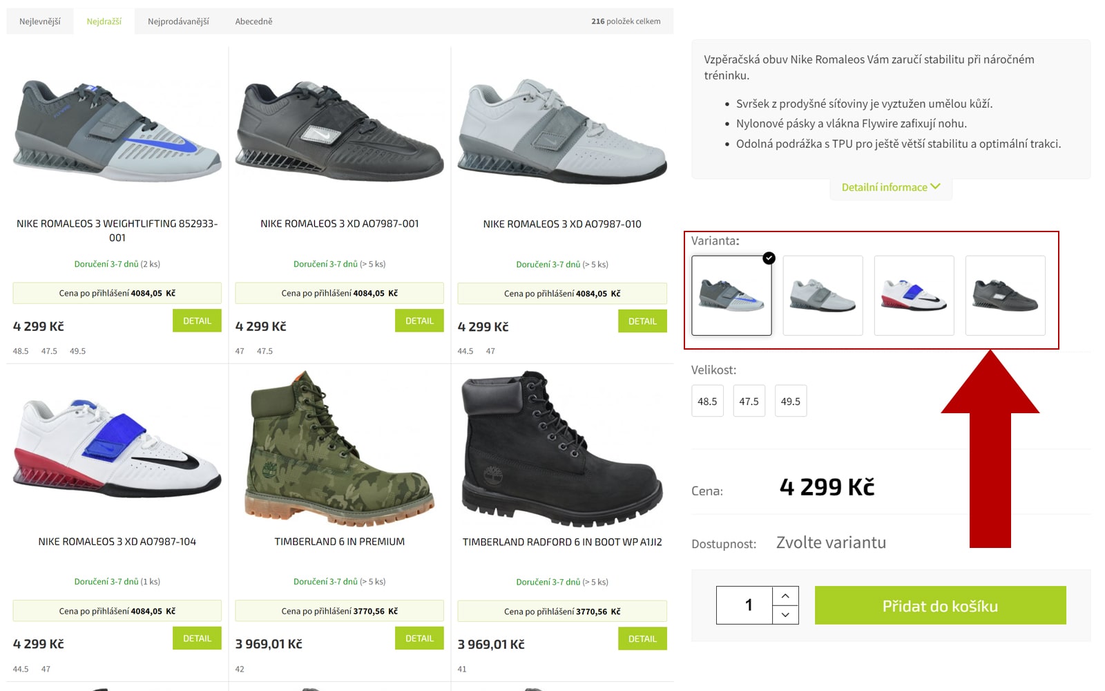 Varianty viditelné v kategorii jako samostatné produkty? 😲